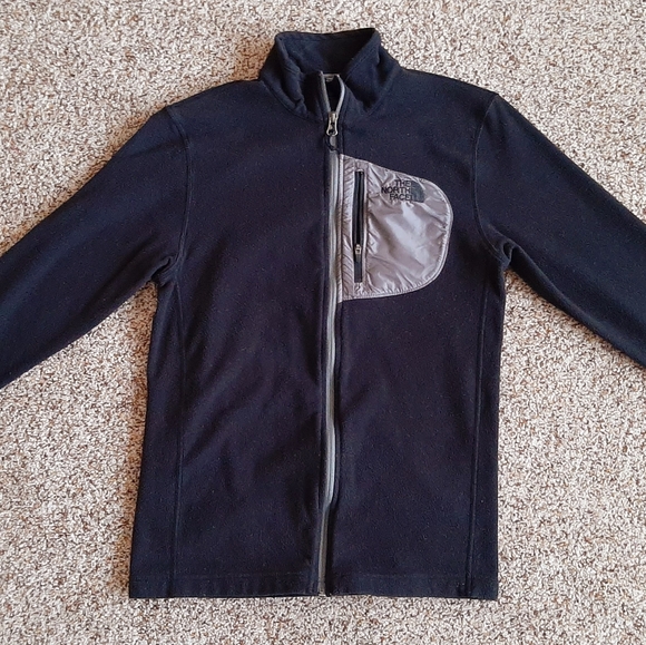 North Face Women's Fleece Jacket Black Gray Size XS - Picture 1 of 3